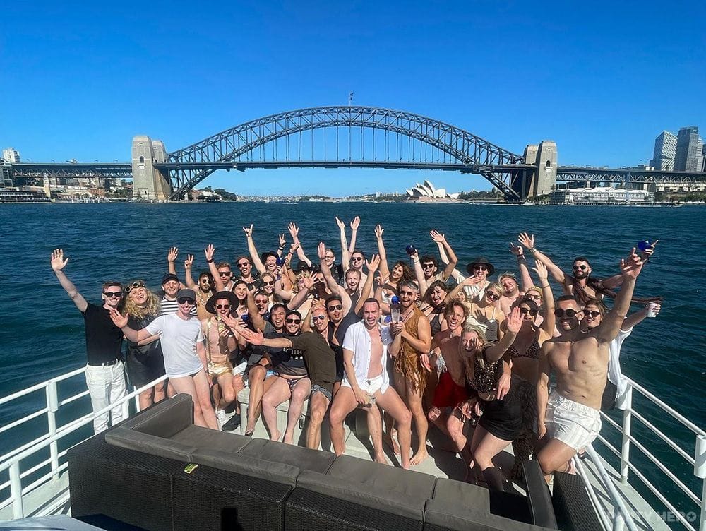 Barefoot Blue catamaran hire on Sydney Harbour