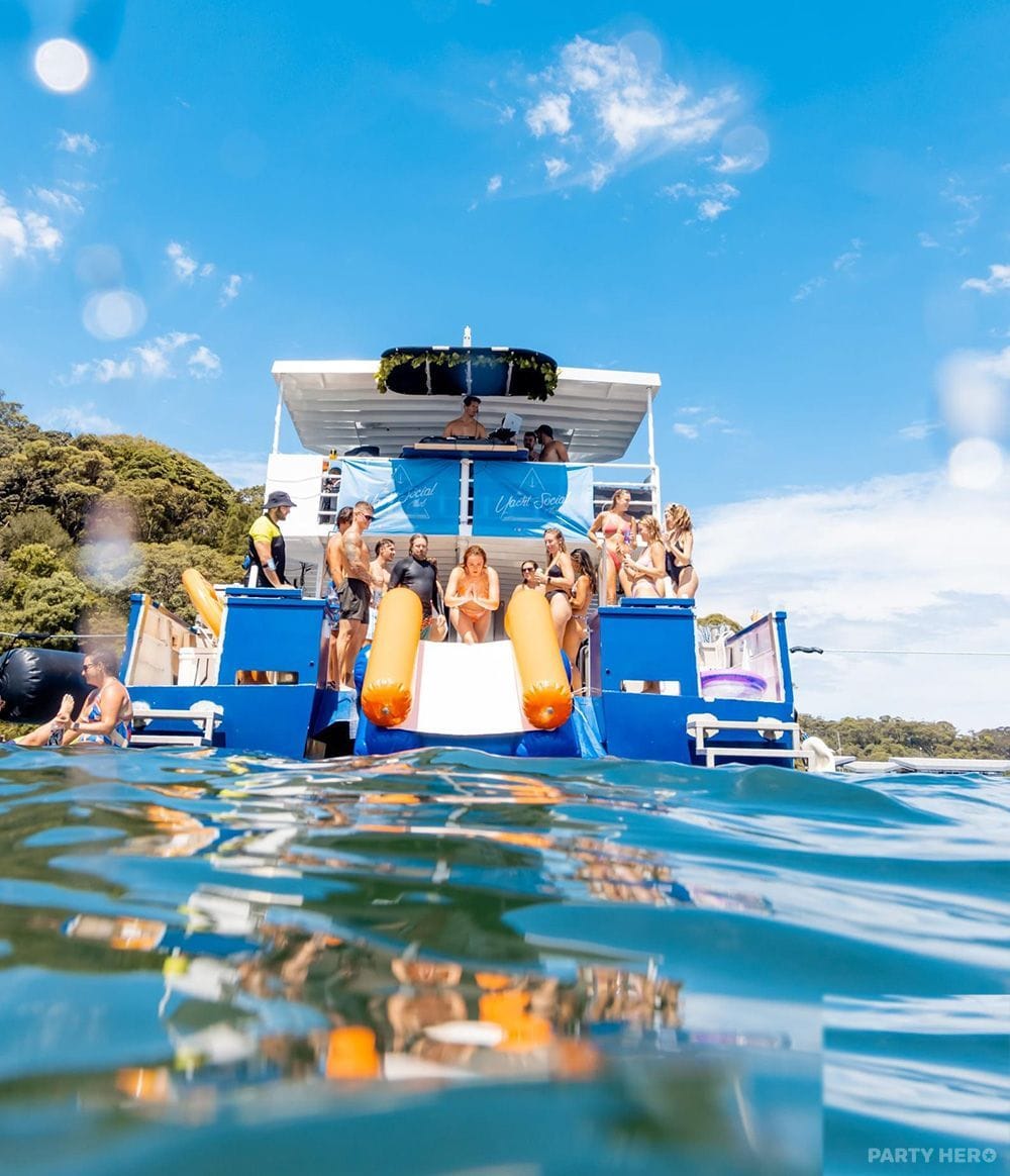 Barefoot Blue catamaran hire on Sydney Harbour