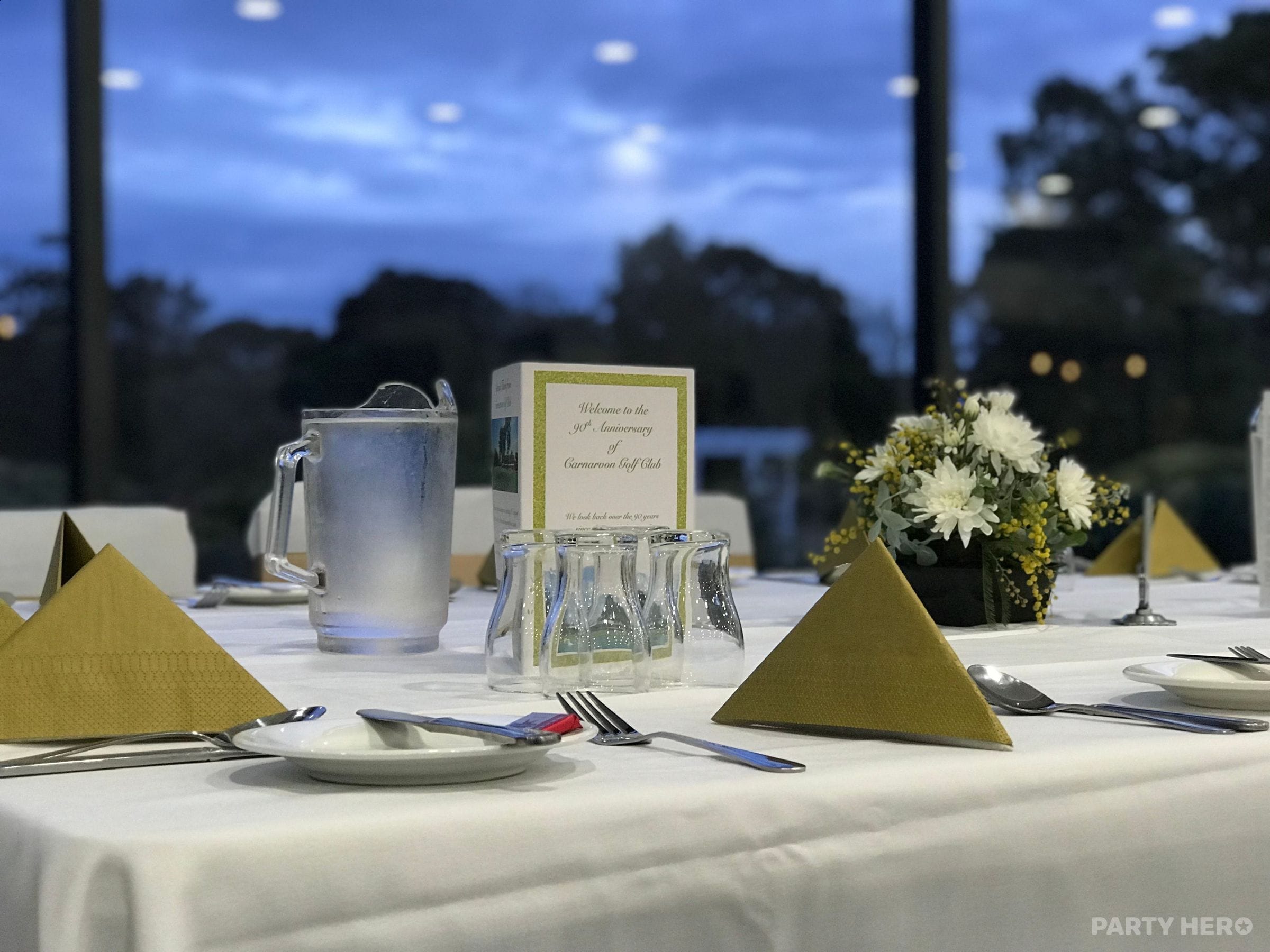 Carnarvon Golf Club - party venue in Sydney