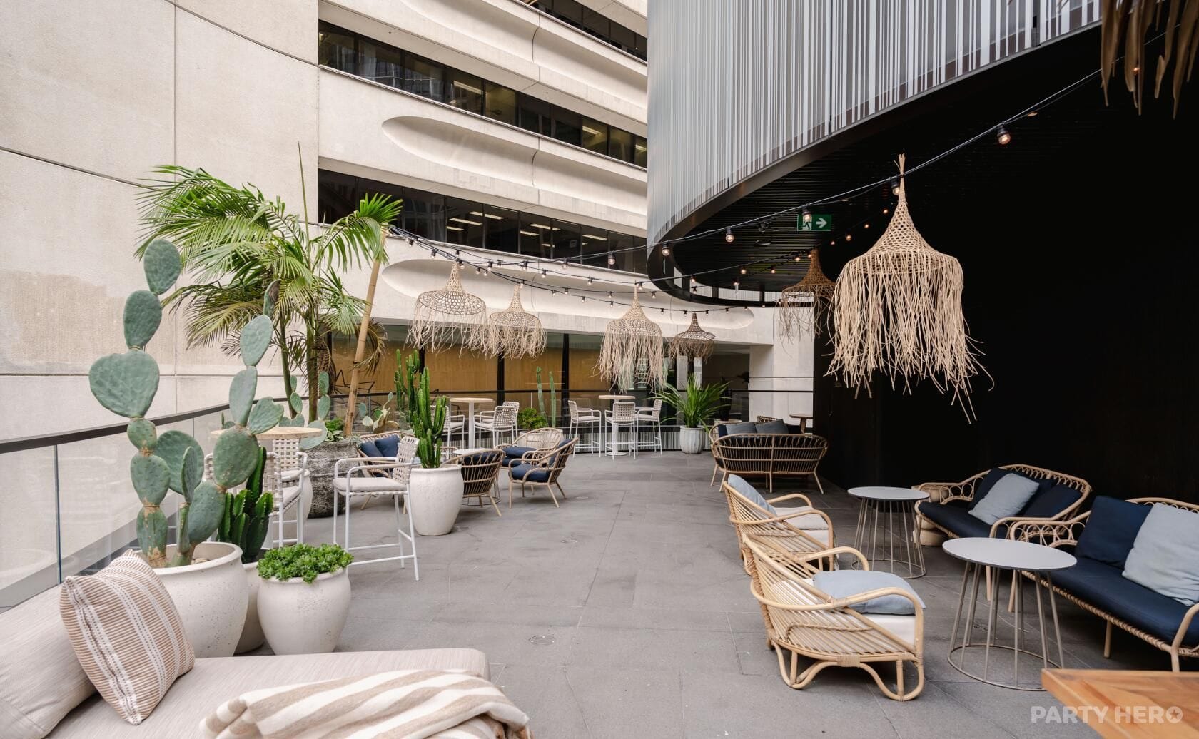 Rooftop at Cabana Bar - party venue hire