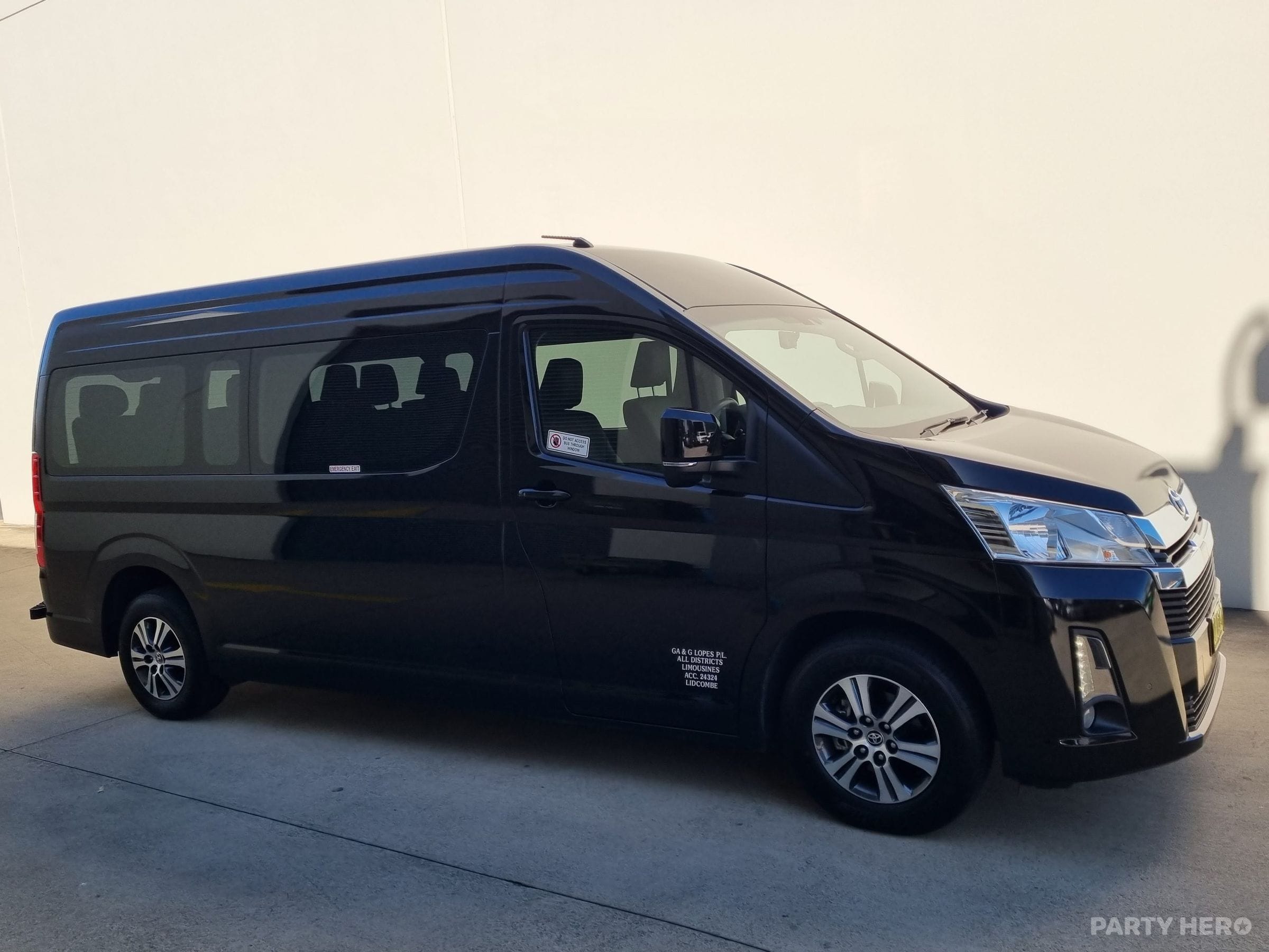 All Districts Limousines activity in Sydney - group bookings