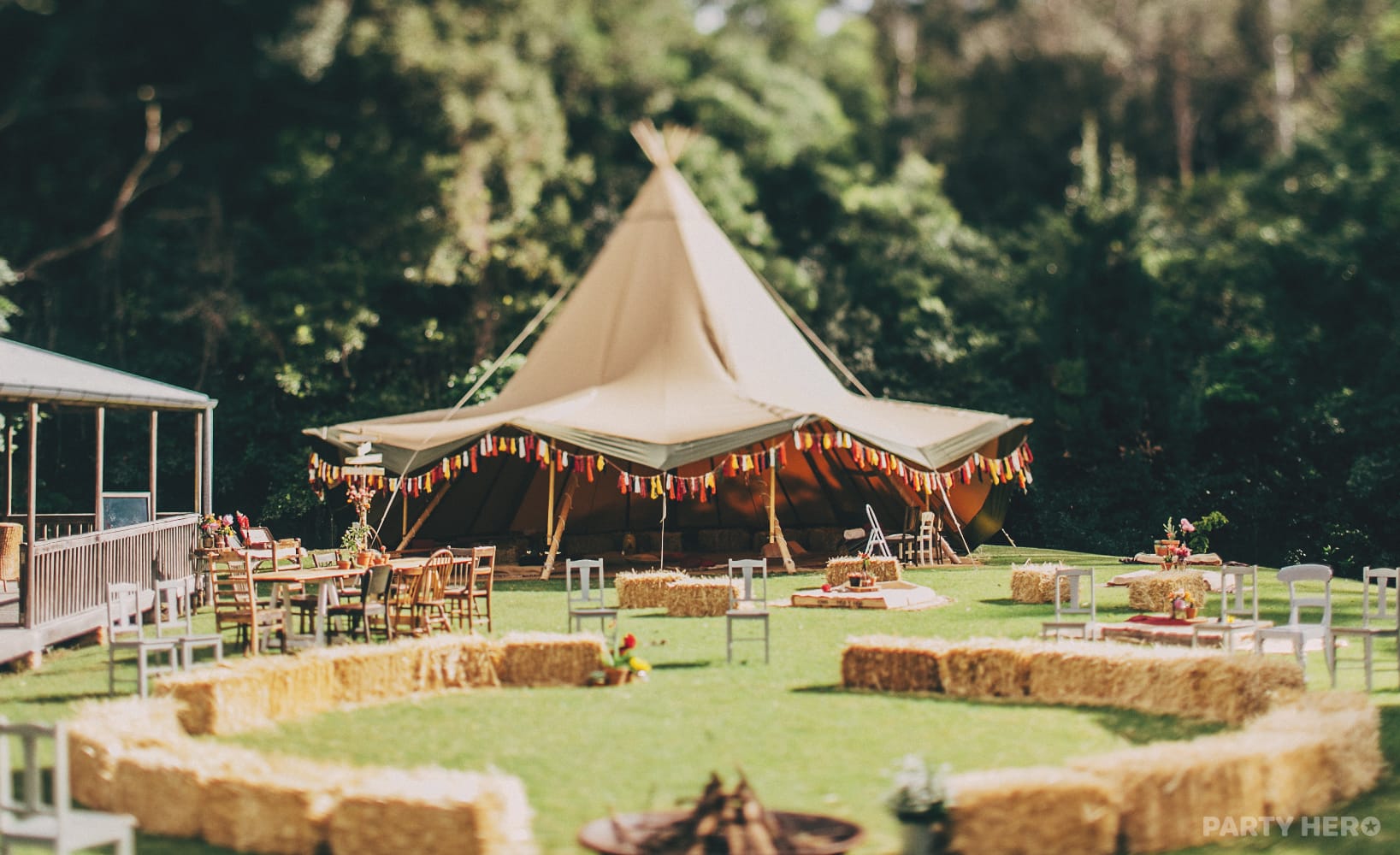 SamiKata Tipi Events - marquee hire in the Byron Bay area