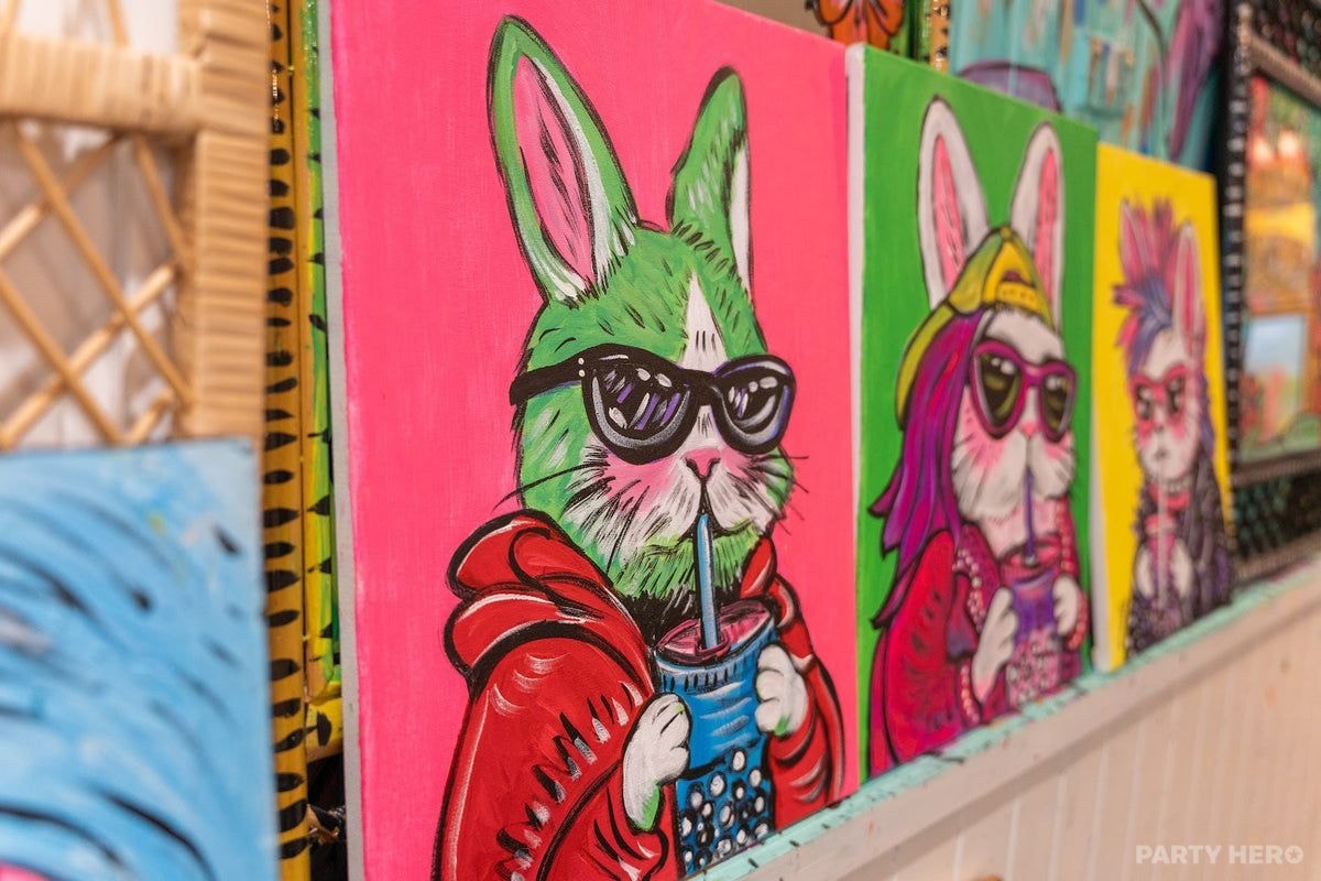 Katie the Artist - paint and sip in Brisbane