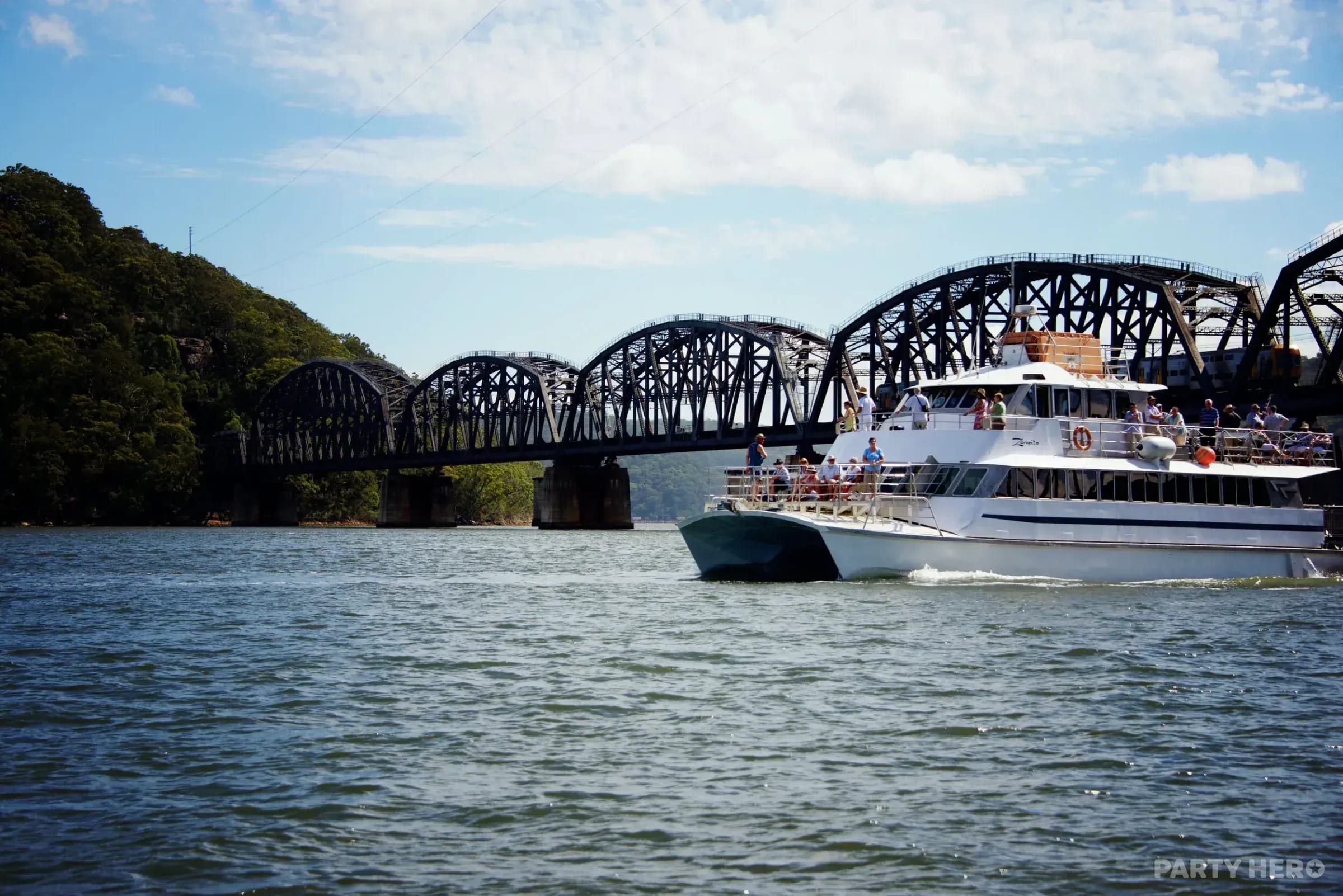 The Riverboat Postman - private boat charter on Hawkesbury