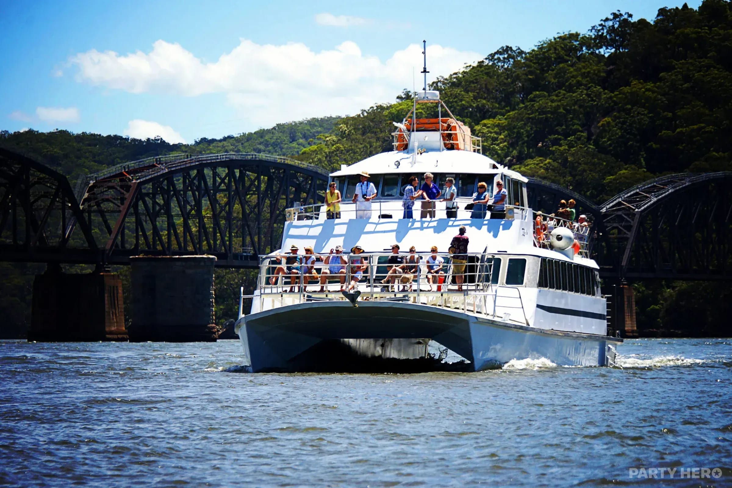 The Riverboat Postman - private boat charter on Hawkesbury