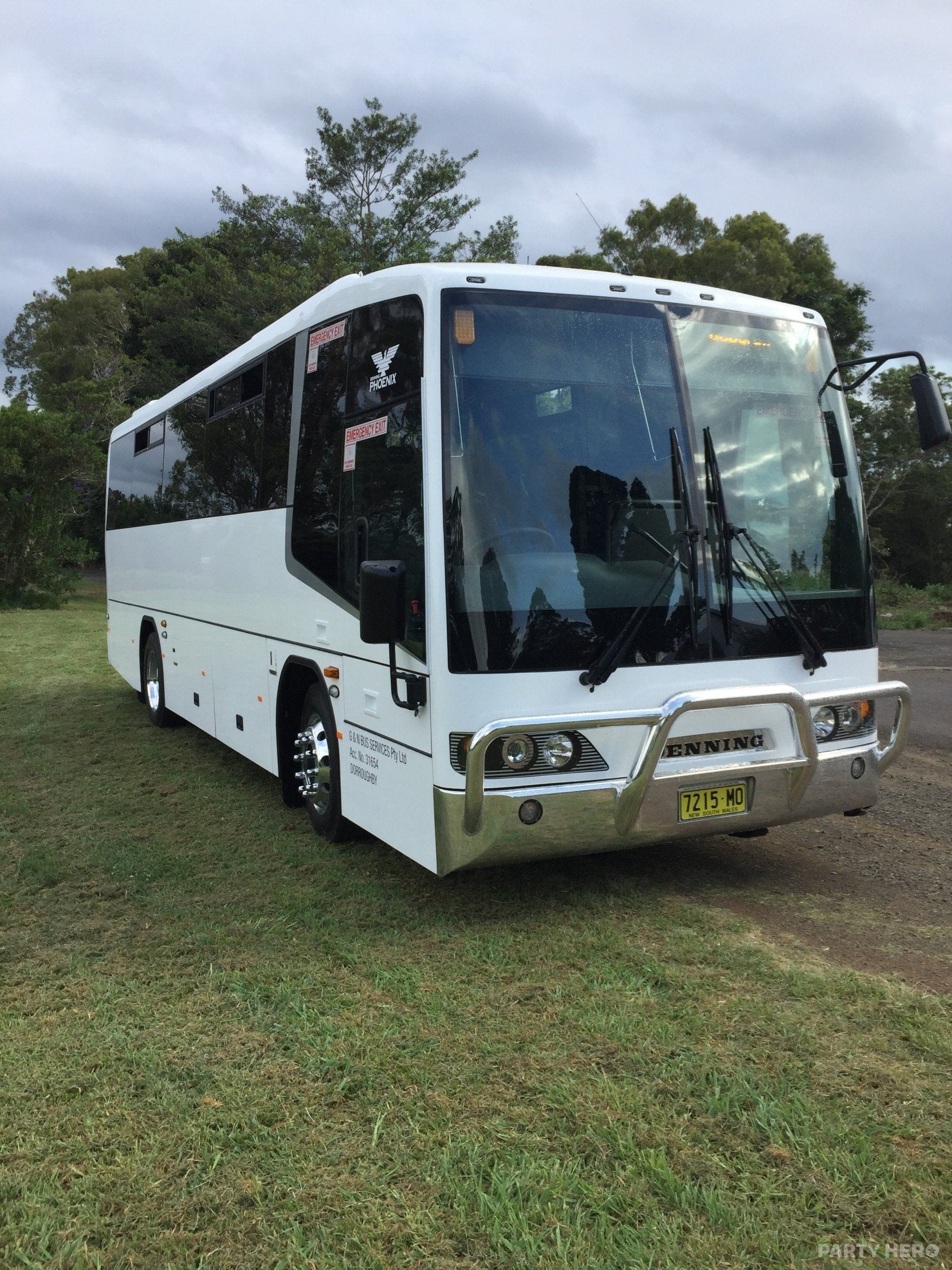 Byron Sunset Charter Bus - party bus hire in the Byron Bay area