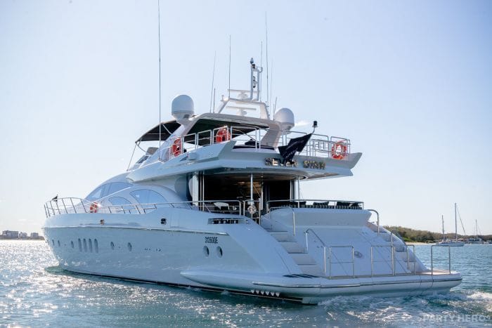 Seven Star yacht hire on Sydney Harbour