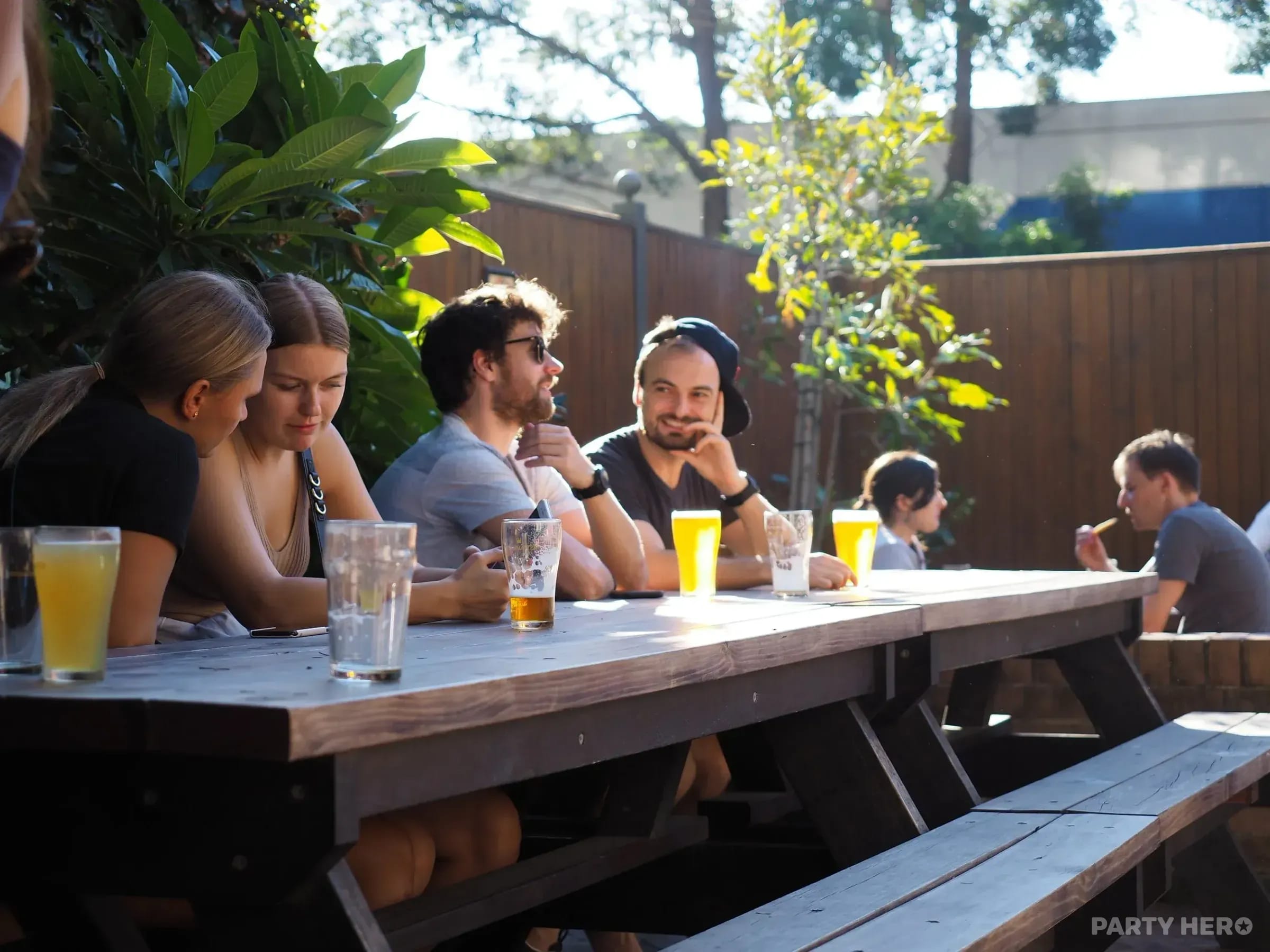 Beer Garden at Iron Duke Hotel - party venue in Sydney