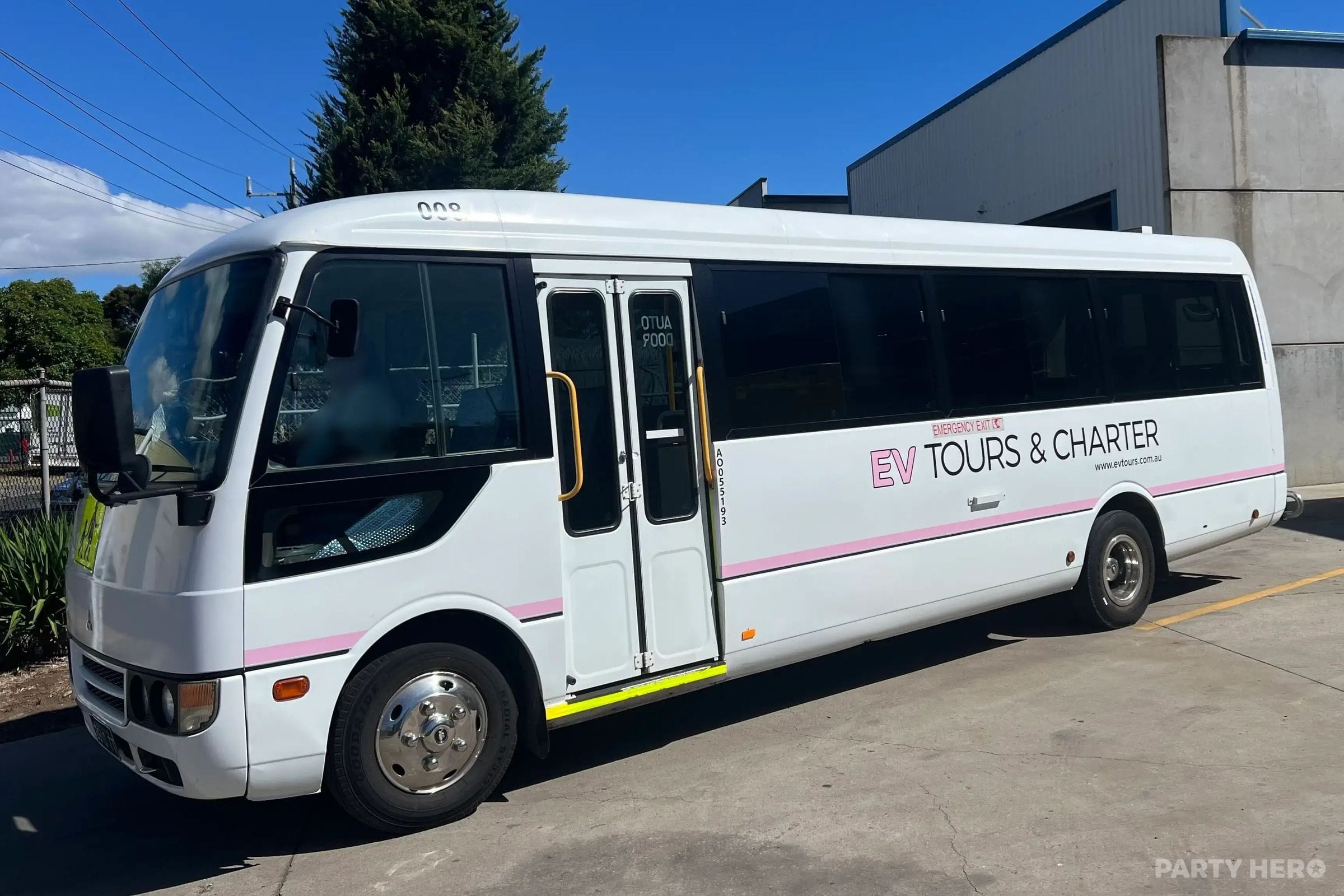 EV Tours & Charter - party bus hire on the Mornington Peninsula