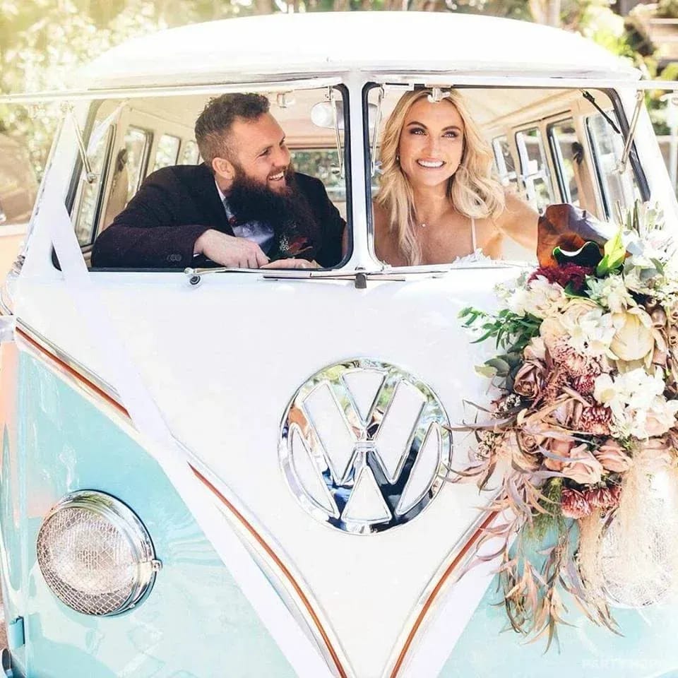 Kombi Weddings wedding car hire in Sydney