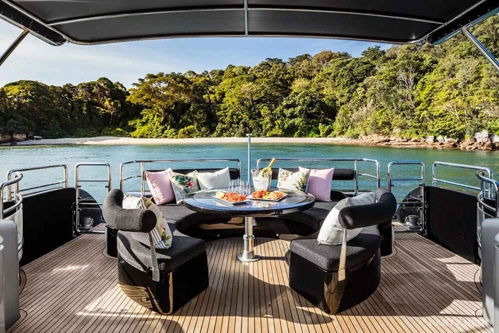 MY Privacy yacht hire on Sydney Harbour