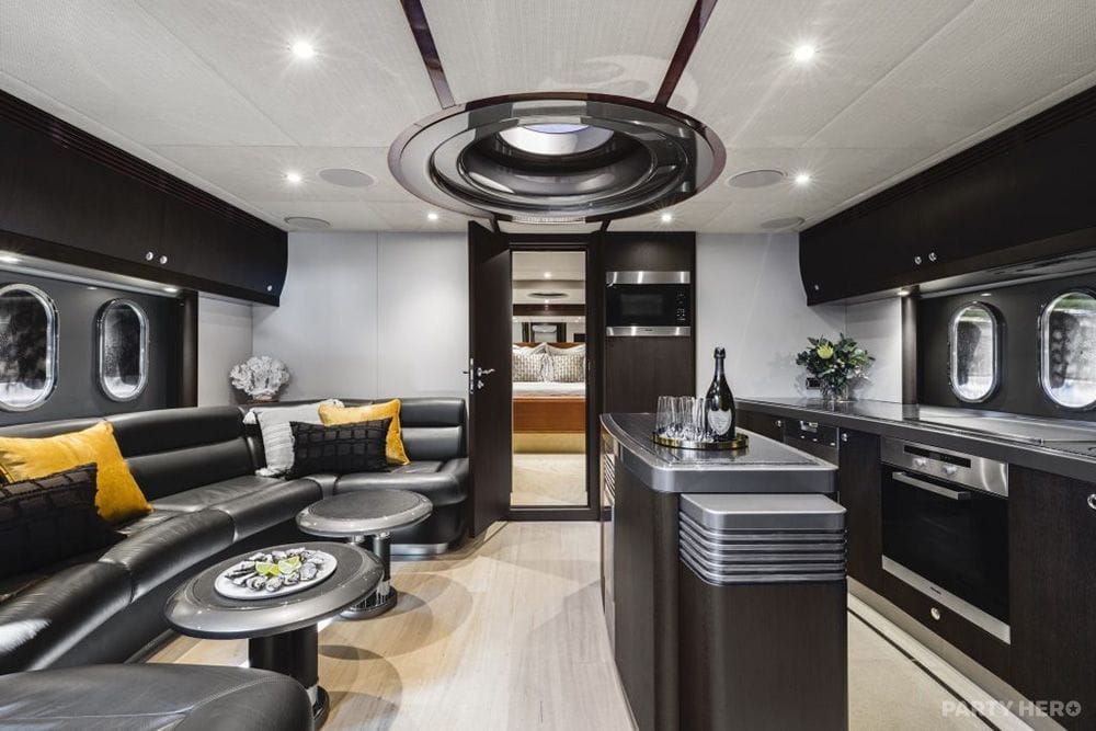 MY Privacy yacht hire on Sydney Harbour