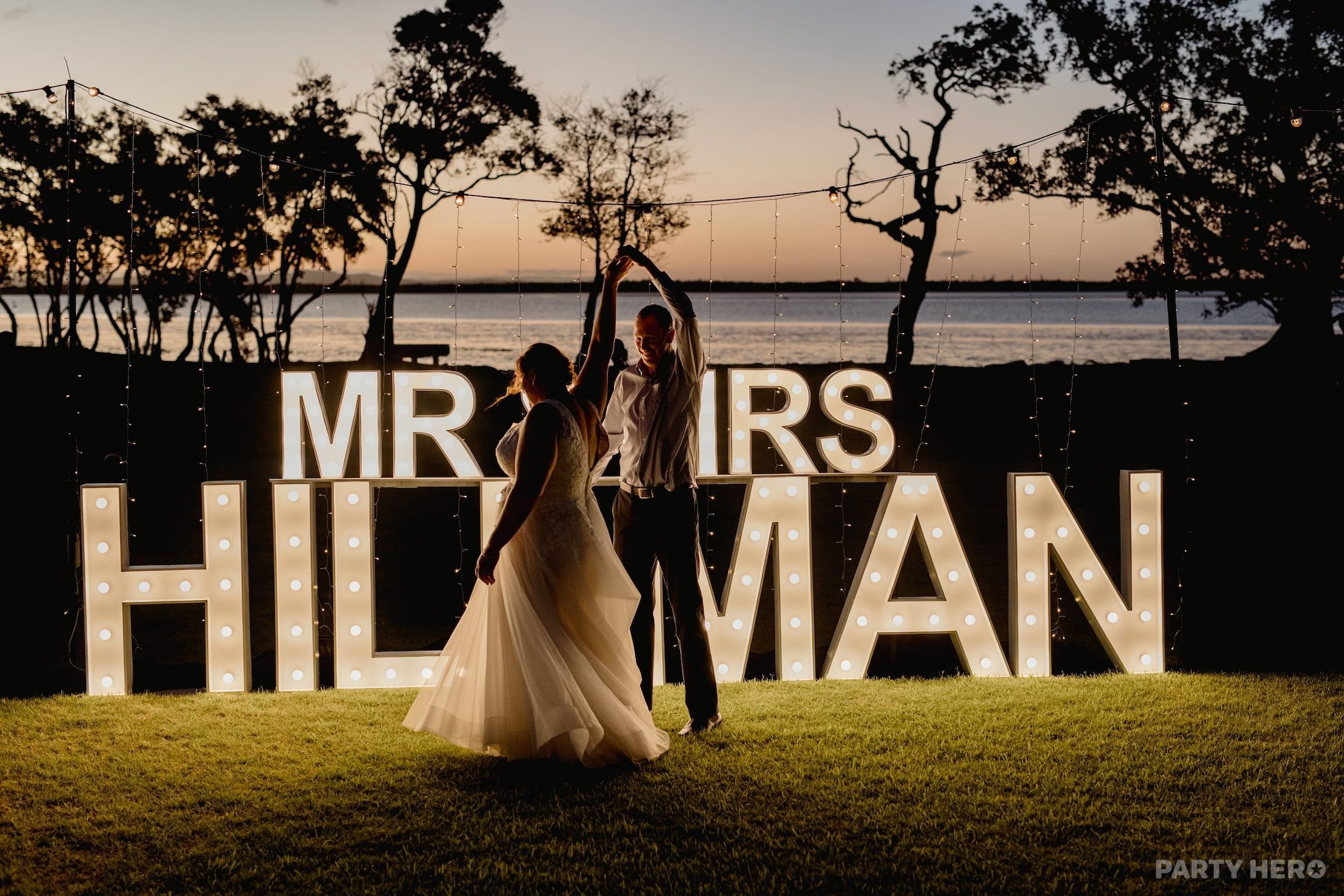 Love Glows - party decorations in the Hunter Valley