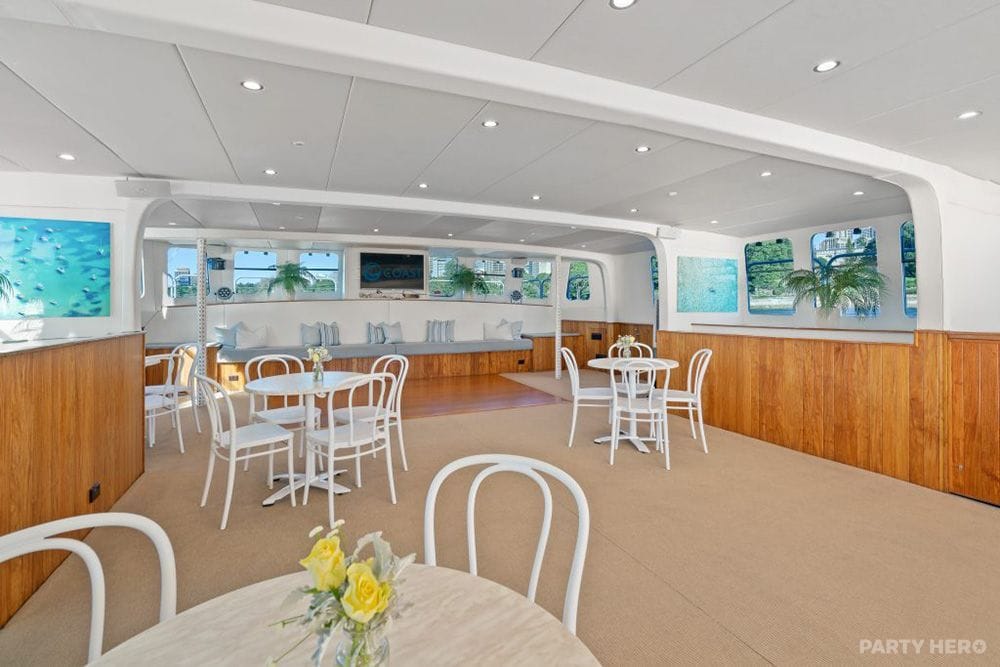 Coast large function boat hire on Sydney Harbour