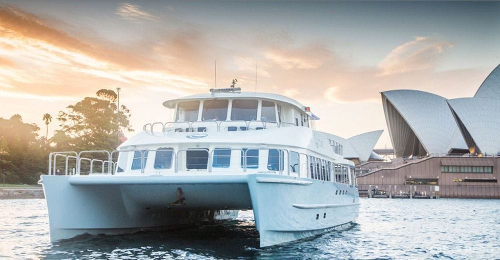 Coast large function boat hire on Sydney Harbour