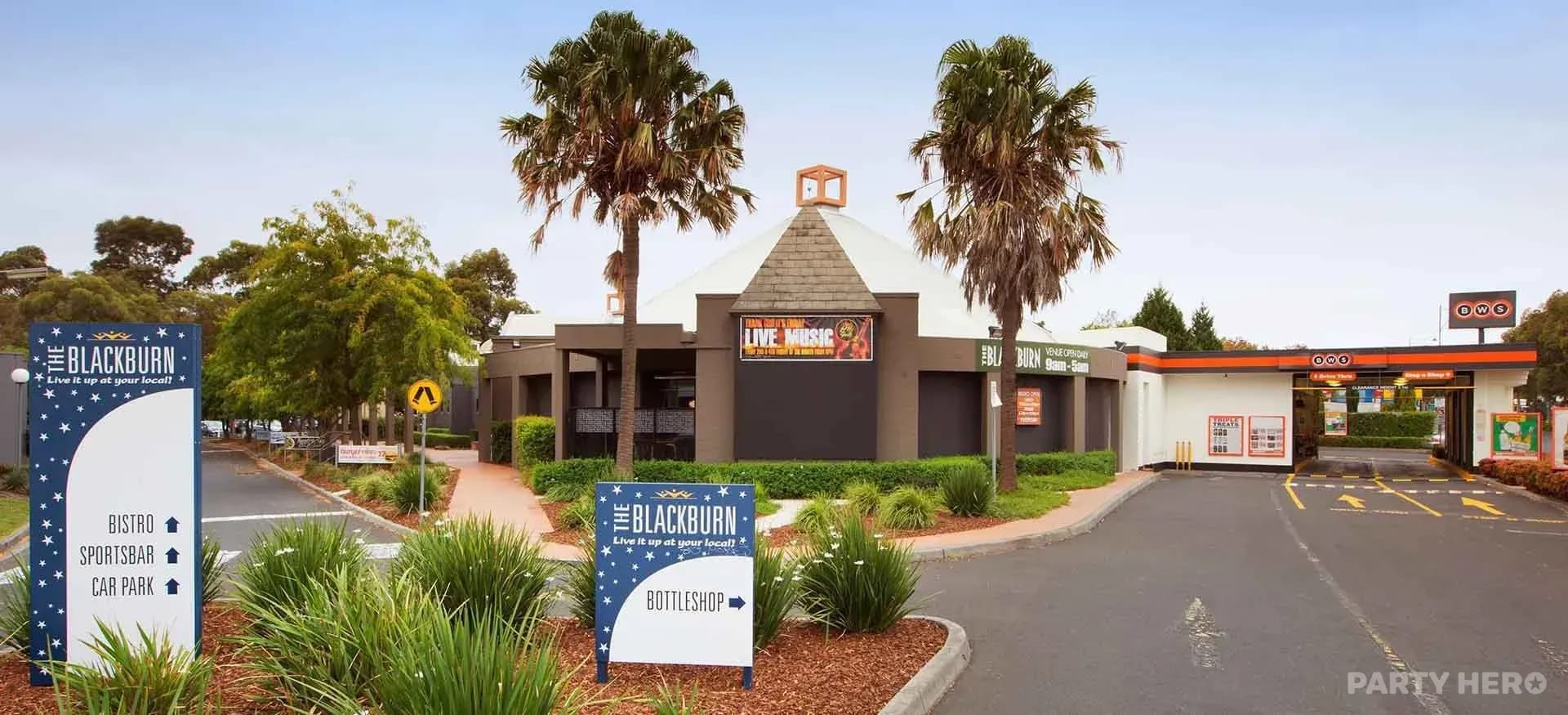 Blackburn Hotel - party venue in Melbourne