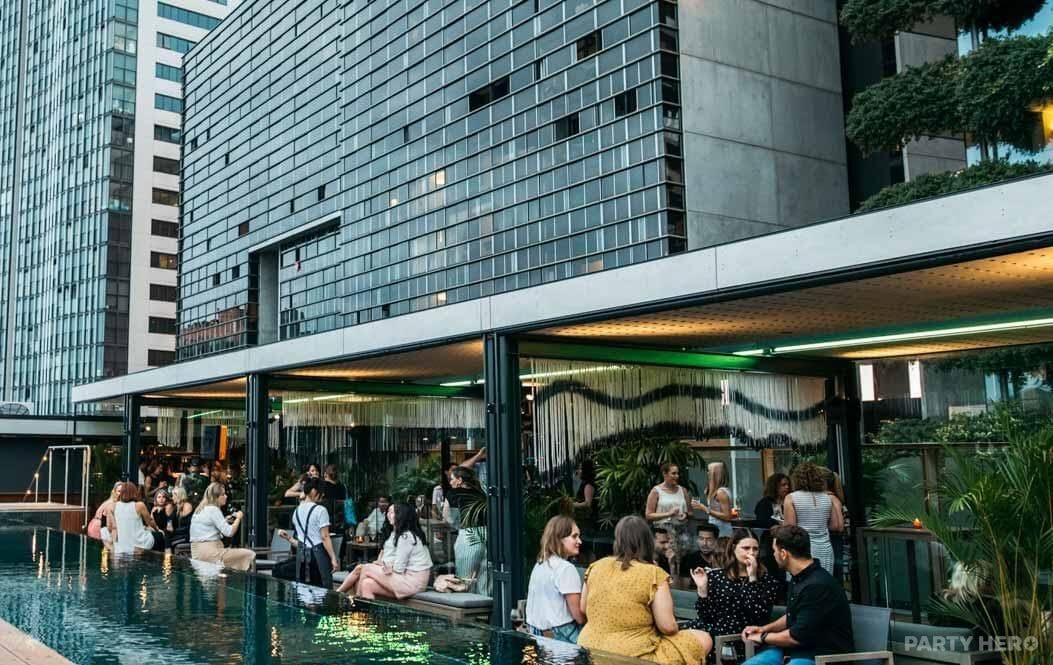 Rooftop at The Old Clare Hotel - party venue hire