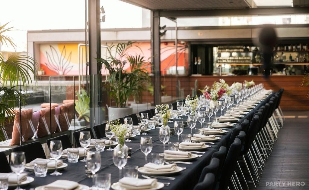 Rooftop at The Old Clare Hotel - party venue hire