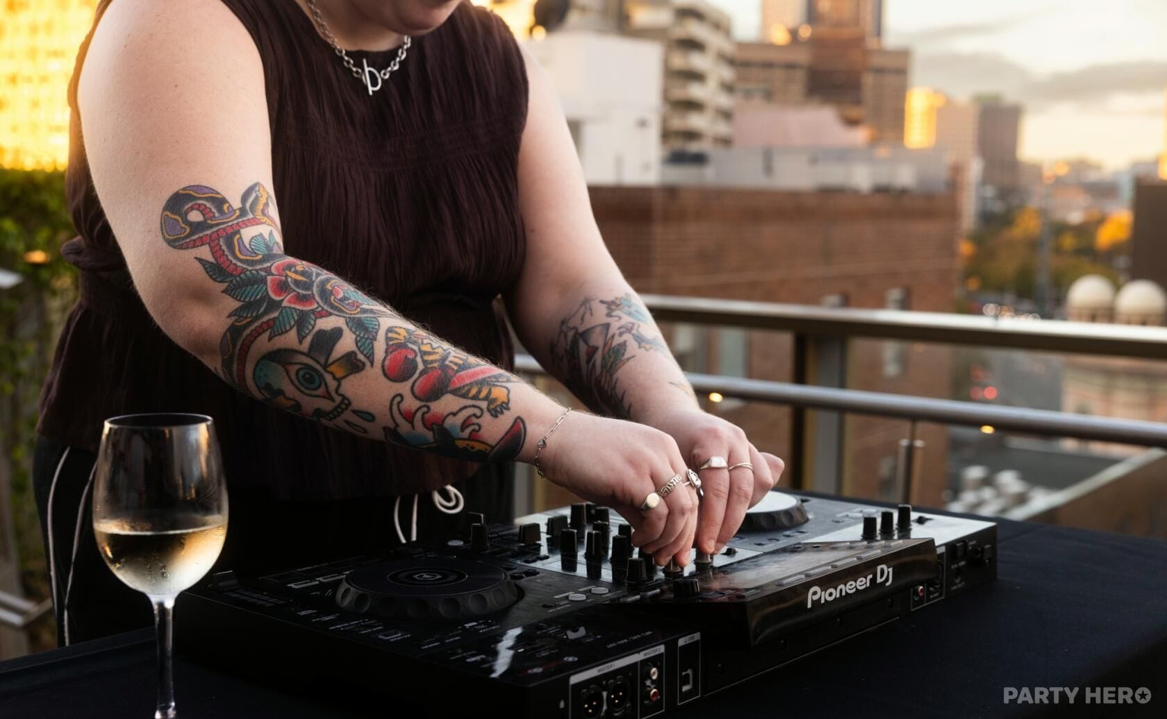 Rooftop at The Old Clare Hotel - party venue hire
