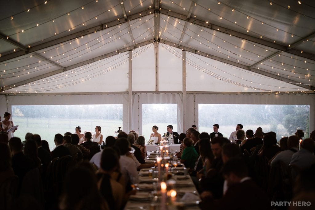The Marquee at Trofeo Estate - party venue on the Mornington Peninsula