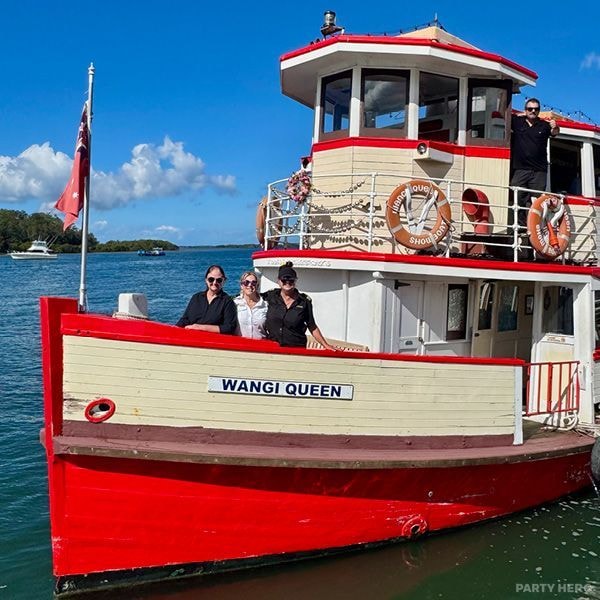 Wangi Queen Showboat - private boat charter in Port Stephens