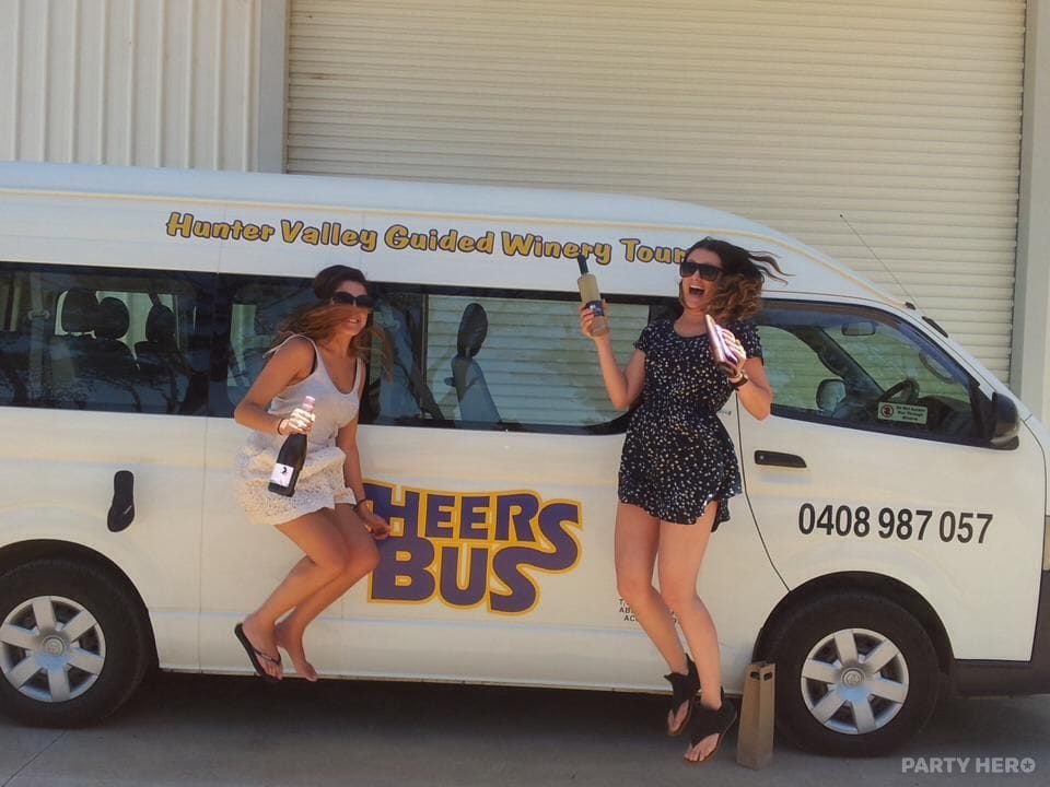Cheers Bus - wine tours in the Hunter Valley