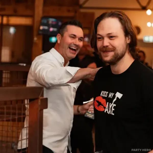 Kiss My Axe Blacktown axe throwing in Sydney - group bookings