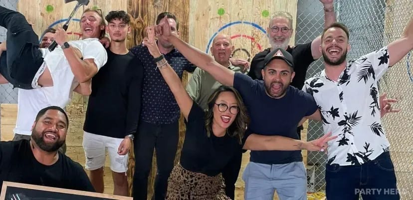 Kiss My Axe Blacktown axe throwing in Sydney - group bookings