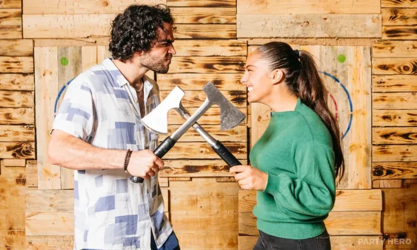 Kiss My Axe Blacktown axe throwing in Sydney - group bookings