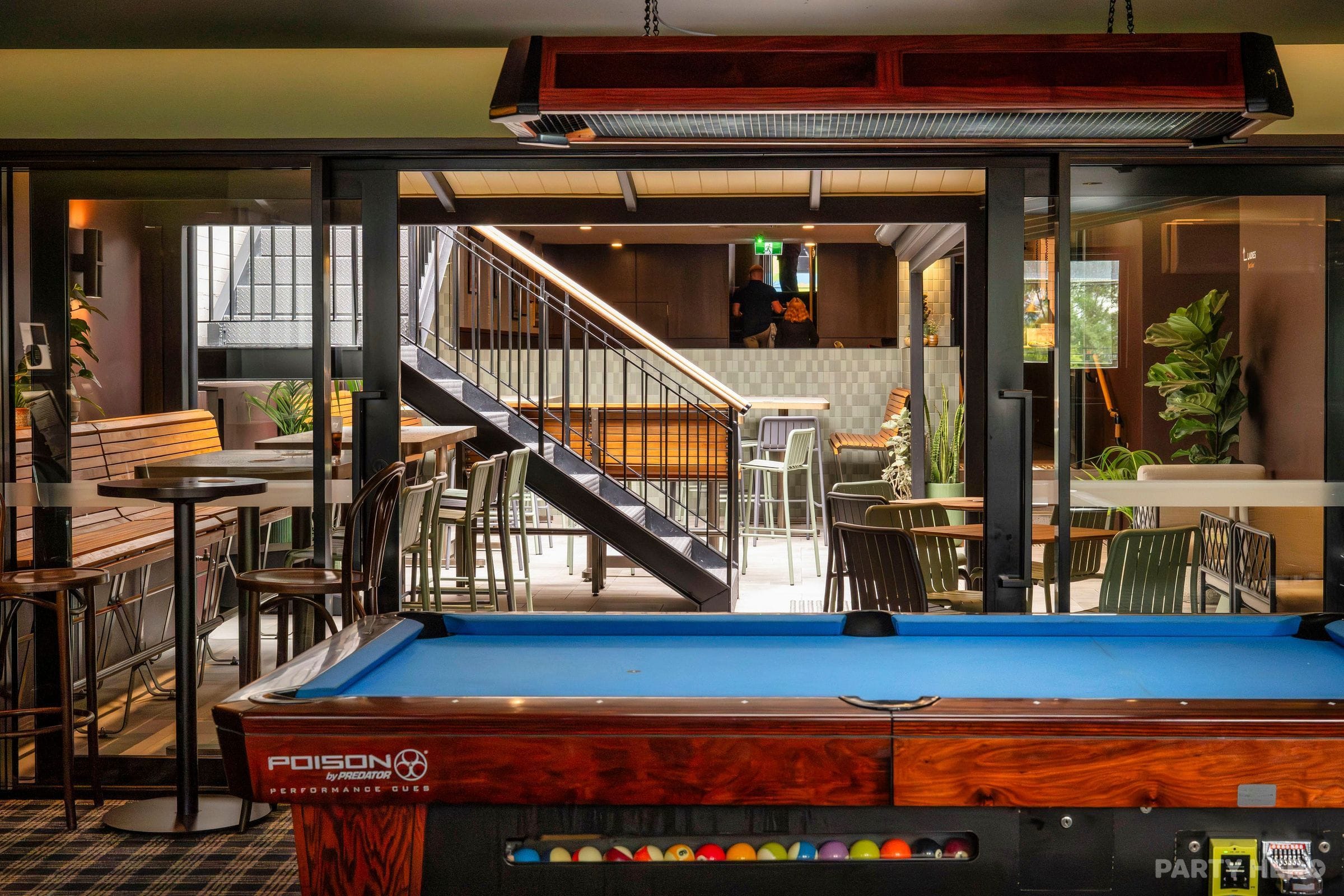 Courtyard & Pool Room at The Cricketers - party venue in Sydney