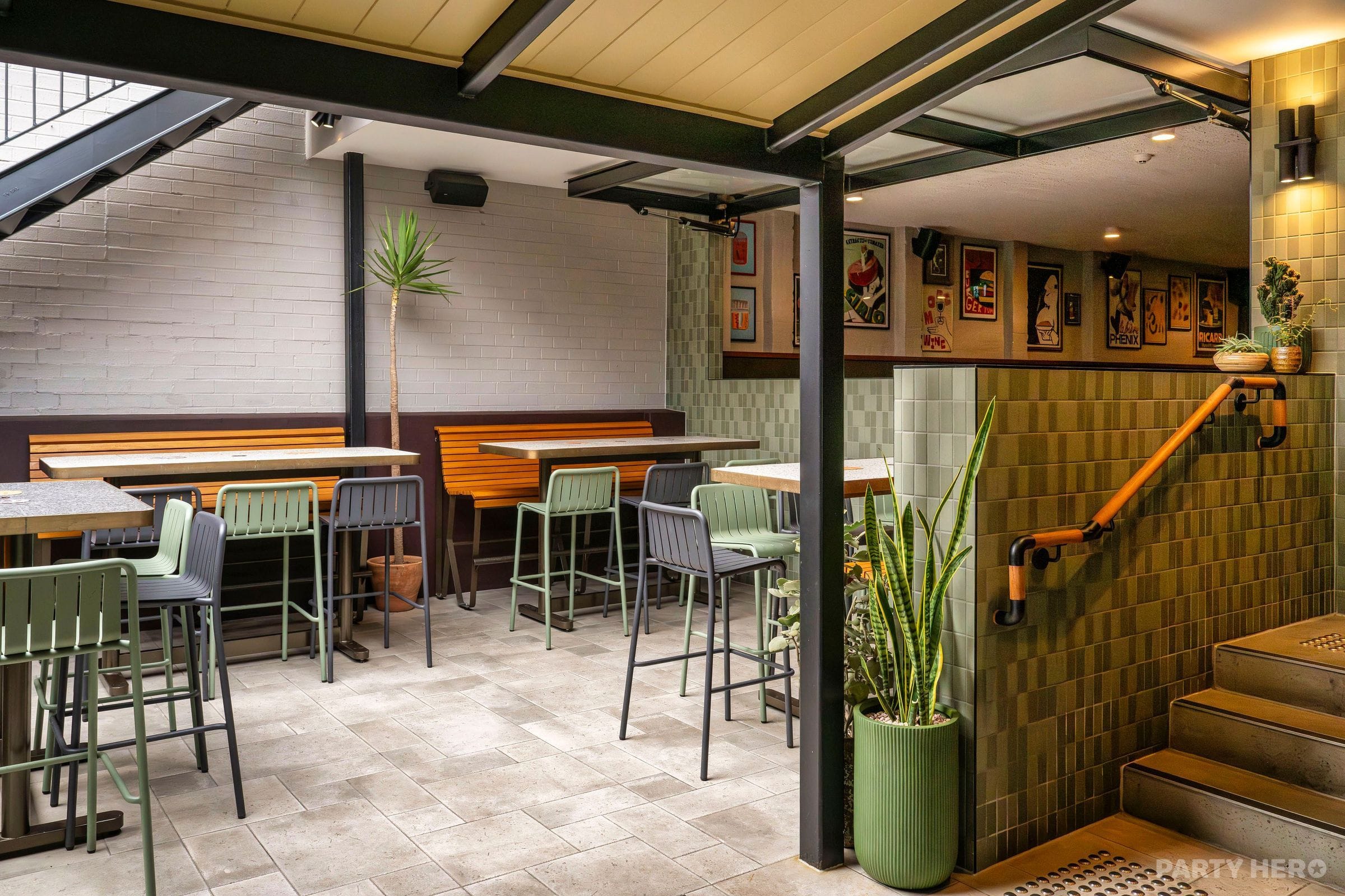 Courtyard & Pool Room at The Cricketers - party venue in Sydney