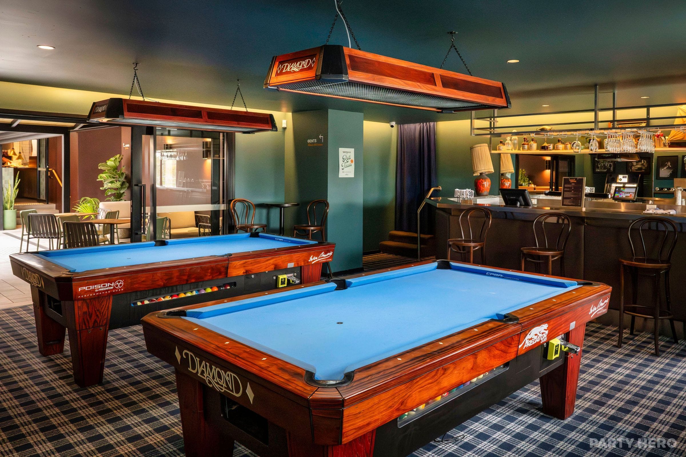 Courtyard & Pool Room at The Cricketers - party venue in Sydney