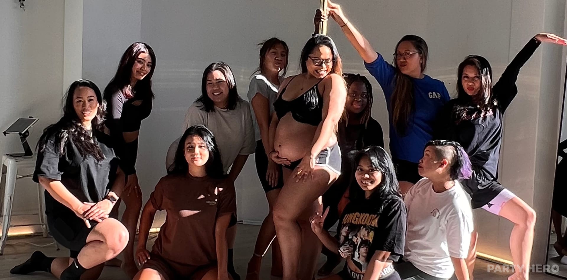 Achieve Pole Studio dance classes in Sydney - group bookings