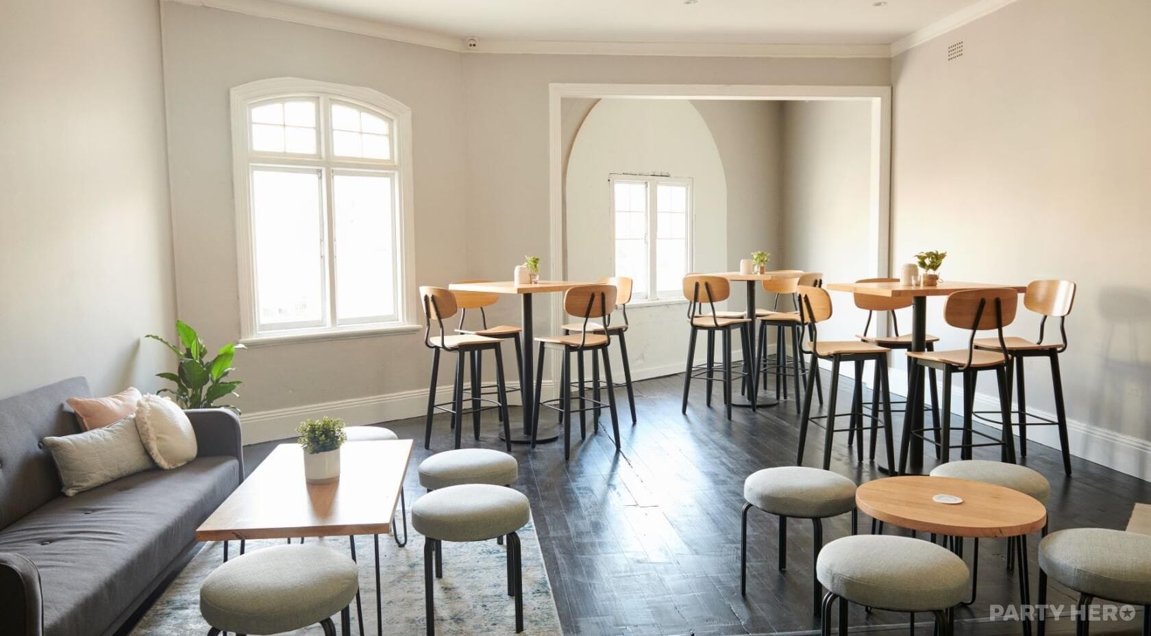 Upstairs Lounge at 44North - party venue hire