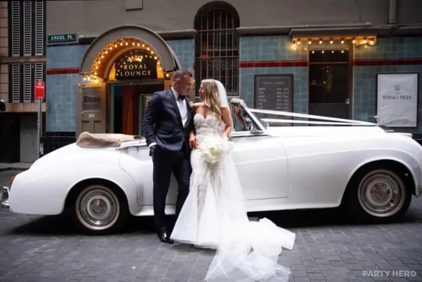 Roll Up in a Rolls wedding car hire in Sydney