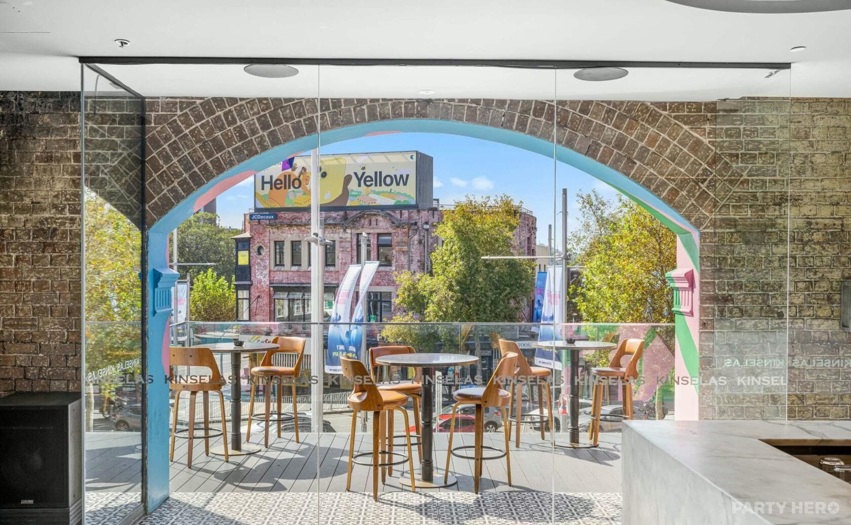Middle Bar at Kinselas Hotel - party venue hire
