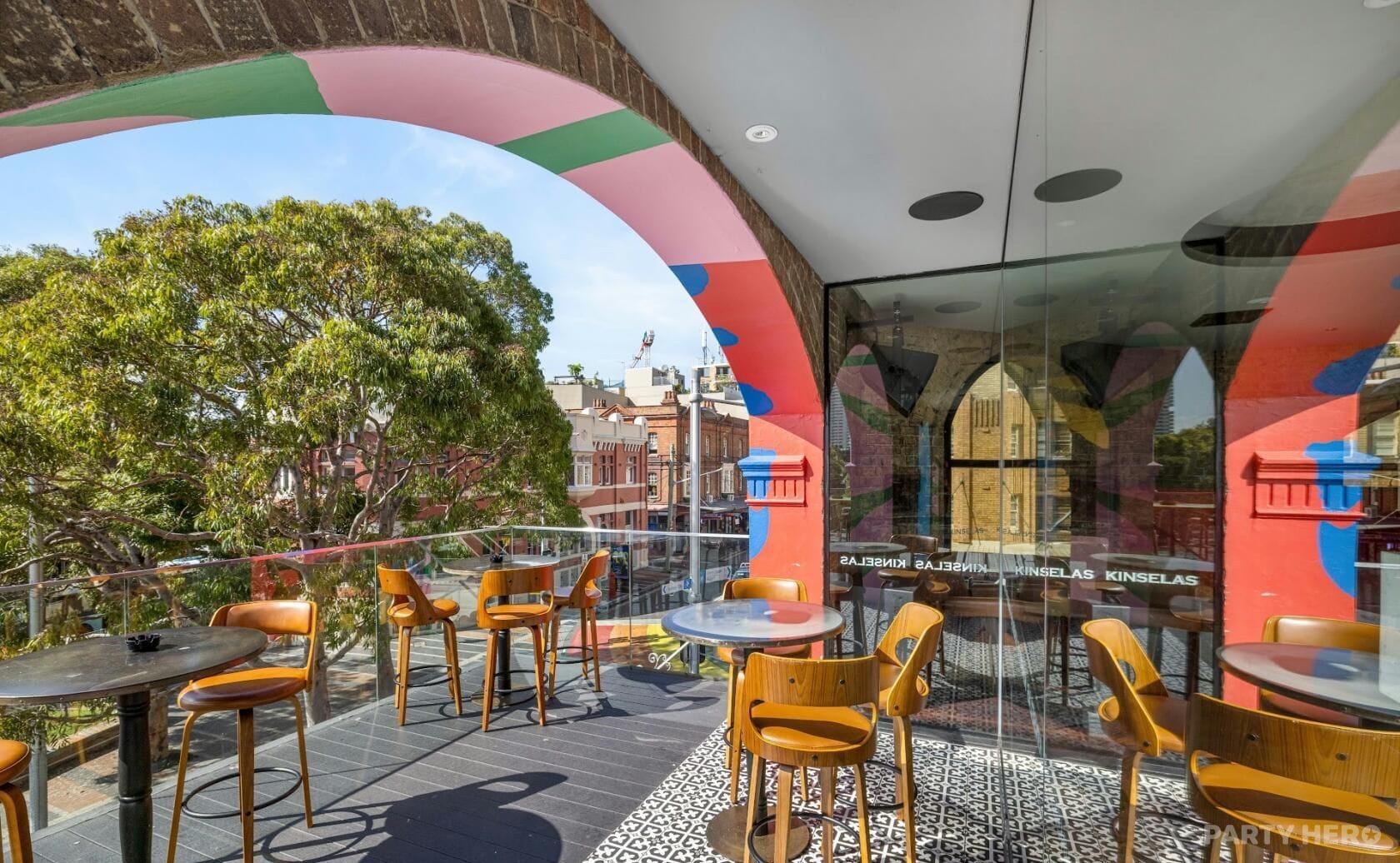 Middle Bar at Kinselas Hotel - party venue hire