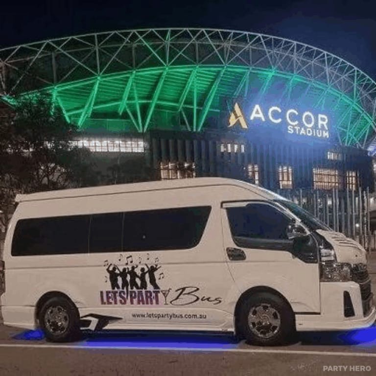 Let's Party Bus activity in Sydney - group bookings