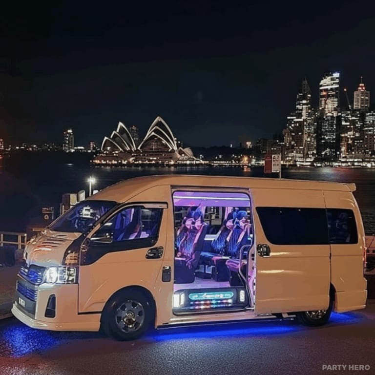 Let's Party Bus activity in Sydney - group bookings